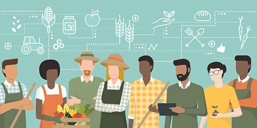agriculture numérique et partage de données entre les acteurs de la chaîne alimentaire